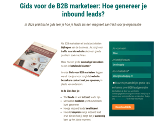b2b inbound marketing: Gated content